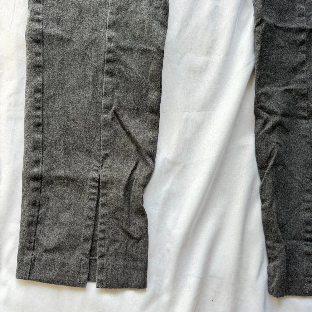 Gray Slim Fit Trousers
